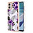 Silicone Candy Rubber Gel Fashionable Pattern Soft Case Cover YB4 for Motorola Moto G53j 5G Purple