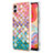 Silicone Candy Rubber Gel Fashionable Pattern Soft Case Cover YB4 for Samsung Galaxy F04 Colorful