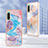 Silicone Candy Rubber Gel Fashionable Pattern Soft Case Cover YB4 for Sony Xperia 10 IV