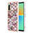 Silicone Candy Rubber Gel Fashionable Pattern Soft Case Cover YB4 for Sony Xperia 10 IV Brown