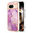 Silicone Candy Rubber Gel Fashionable Pattern Soft Case Cover YB5 for Google Pixel 8a 5G Clove Purple