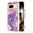 Silicone Candy Rubber Gel Fashionable Pattern Soft Case Cover YB5 for Google Pixel 8a 5G Purple