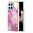 Silicone Candy Rubber Gel Fashionable Pattern Soft Case Cover YB5 for Huawei Honor X8b Clove Purple