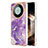 Silicone Candy Rubber Gel Fashionable Pattern Soft Case Cover YB5 for Huawei Mate 60 Purple