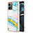 Silicone Candy Rubber Gel Fashionable Pattern Soft Case Cover YB5 for Motorola Moto G14 Colorful