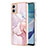 Silicone Candy Rubber Gel Fashionable Pattern Soft Case Cover YB5 for Motorola Moto G53j 5G Pink