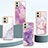 Silicone Candy Rubber Gel Fashionable Pattern Soft Case Cover YB5 for Motorola Moto G54 5G