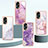 Silicone Candy Rubber Gel Fashionable Pattern Soft Case Cover YB5 for Oppo A58 4G