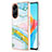 Silicone Candy Rubber Gel Fashionable Pattern Soft Case Cover YB5 for Oppo A98 5G Colorful