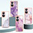 Silicone Candy Rubber Gel Fashionable Pattern Soft Case Cover YB5 for Oppo Reno10 5G