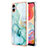 Silicone Candy Rubber Gel Fashionable Pattern Soft Case Cover YB5 for Samsung Galaxy M04 Green