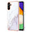 Silicone Candy Rubber Gel Fashionable Pattern Soft Case Cover YB5 for Samsung Galaxy Quantum4 5G White