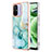 Silicone Candy Rubber Gel Fashionable Pattern Soft Case Cover YB5 for Xiaomi Poco C55 Green