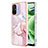 Silicone Candy Rubber Gel Fashionable Pattern Soft Case Cover YB5 for Xiaomi Poco C55 Pink