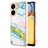 Silicone Candy Rubber Gel Fashionable Pattern Soft Case Cover YB5 for Xiaomi Poco C65 Colorful