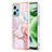 Silicone Candy Rubber Gel Fashionable Pattern Soft Case Cover YB5 for Xiaomi Poco X5 5G Pink