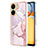 Silicone Candy Rubber Gel Fashionable Pattern Soft Case Cover YB5 for Xiaomi Redmi 13C Pink