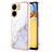 Silicone Candy Rubber Gel Fashionable Pattern Soft Case Cover YB5 for Xiaomi Redmi 13C White