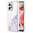 Silicone Candy Rubber Gel Fashionable Pattern Soft Case Cover YB5 for Xiaomi Redmi Note 12 4G White