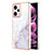 Silicone Candy Rubber Gel Fashionable Pattern Soft Case Cover YB5 for Xiaomi Redmi Note 12 Pro 5G White