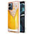 Silicone Candy Rubber Gel Fashionable Pattern Soft Case Cover YB6 for Motorola Moto G14 Yellow