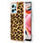 Silicone Candy Rubber Gel Fashionable Pattern Soft Case Cover YB6 for Xiaomi Redmi Note 12 4G Brown