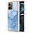 Silicone Candy Rubber Gel Fashionable Pattern Soft Case Cover YB7 for Motorola Moto G14