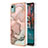 Silicone Candy Rubber Gel Fashionable Pattern Soft Case Cover YB7 for Nokia C12 Pro Pink