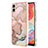 Silicone Candy Rubber Gel Fashionable Pattern Soft Case Cover YB7 for Samsung Galaxy M04 Pink