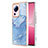 Silicone Candy Rubber Gel Fashionable Pattern Soft Case Cover YB7 for Xiaomi Civi 2 5G Blue