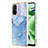Silicone Candy Rubber Gel Fashionable Pattern Soft Case Cover YB7 for Xiaomi Poco C55 Blue