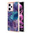 Silicone Candy Rubber Gel Fashionable Pattern Soft Case Cover YB7 for Xiaomi Redmi Note 12 Pro 5G Purple