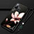 Silicone Candy Rubber Gel Flowers Soft Case Cover A01 for Oppo A53 Brown