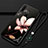 Silicone Candy Rubber Gel Flowers Soft Case Cover for Oppo A8 Brown