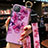 Silicone Candy Rubber Gel Flowers Soft Case Cover for Oppo Reno4 Z 5G