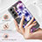 Silicone Candy Rubber Gel Flowers Soft Case Cover for Samsung Galaxy S21 FE 5G