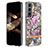 Silicone Candy Rubber Gel Flowers Soft Case Cover for Samsung Galaxy S24 5G Purple