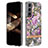 Silicone Candy Rubber Gel Flowers Soft Case Cover for Samsung Galaxy S24 Plus 5G Purple