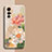 Silicone Candy Rubber Gel Flowers Soft Case Cover for Vivo X70 5G