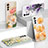 Silicone Candy Rubber Gel Flowers Soft Case Cover for Vivo X70 5G