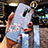 Silicone Candy Rubber Gel Flowers Soft Case Cover for Xiaomi Redmi 9 Sky Blue