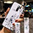 Silicone Candy Rubber Gel Flowers Soft Case Cover for Xiaomi Redmi 9 White