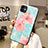 Silicone Candy Rubber Gel Flowers Soft Case Cover H09 for Apple iPhone 11