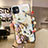 Silicone Candy Rubber Gel Flowers Soft Case Cover H12 for Apple iPhone 11 White