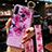 Silicone Candy Rubber Gel Flowers Soft Case Cover K02 for Huawei P Smart+ Plus (2019)