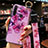 Silicone Candy Rubber Gel Flowers Soft Case Cover K02 for Xiaomi Redmi Note 8 (2021)