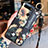 Silicone Candy Rubber Gel Flowers Soft Case Cover K03 for Huawei Honor View 20 Black