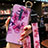 Silicone Candy Rubber Gel Flowers Soft Case Cover S01 for Oppo Reno2 Pink