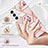 Silicone Candy Rubber Gel Flowers Soft Case Cover S01 for Samsung Galaxy S22 5G