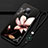 Silicone Candy Rubber Gel Flowers Soft Case Cover S01 for Xiaomi Redmi 10X Pro 5G Brown